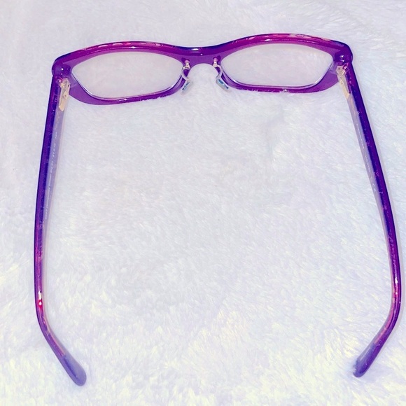 COACH Burgundy Glitter classy eye glasses main image 2